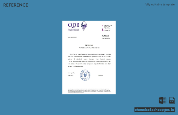 Beispielvorschau der Referenzseite der Qatar Development Bank